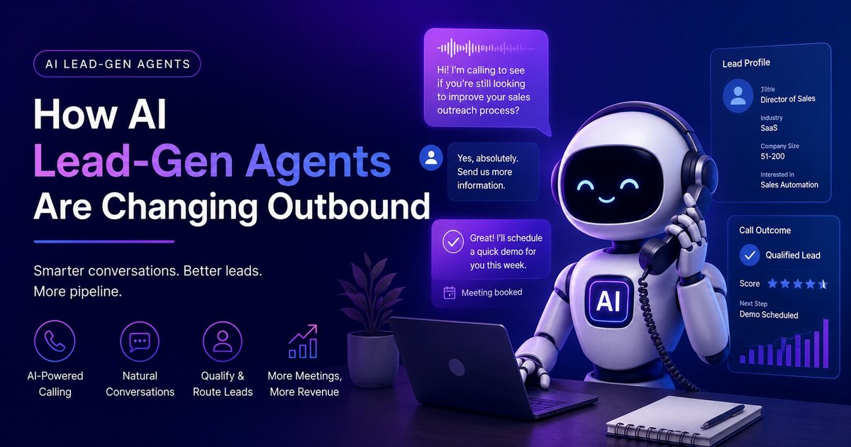 How AI lead-gen agents are changing outbound